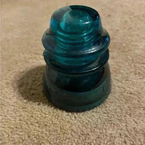 Blue And green Mix Hemingray- 42, Made In The Usa Insulator